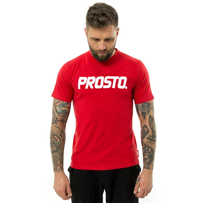 Koszulka męska Prosto Klasyk t-shirt Classic XXII red