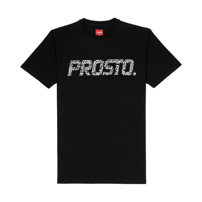 Koszulka męska Prosto Klasyk t-shirt Darkbrick black