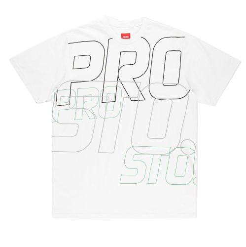 Koszulka męska Prosto Klasyk t-shirt Huges white