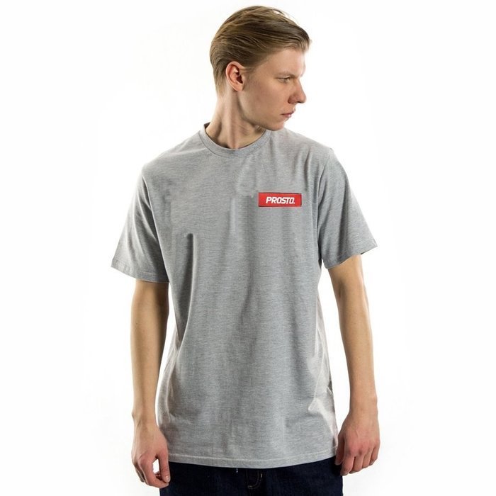 Koszulka męska Prosto Klasyk t-shirt Jackart grey