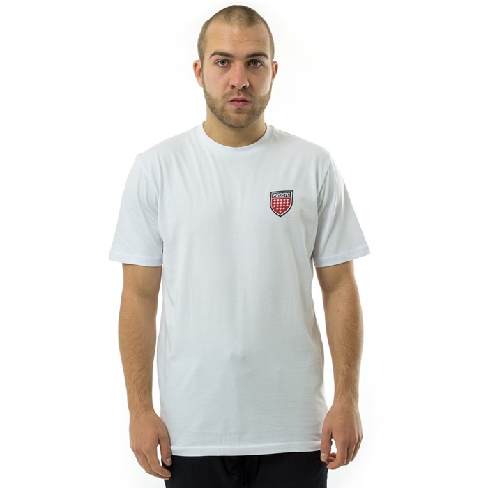 Koszulka męska Prosto Klasyk t-shirt Lilshield white