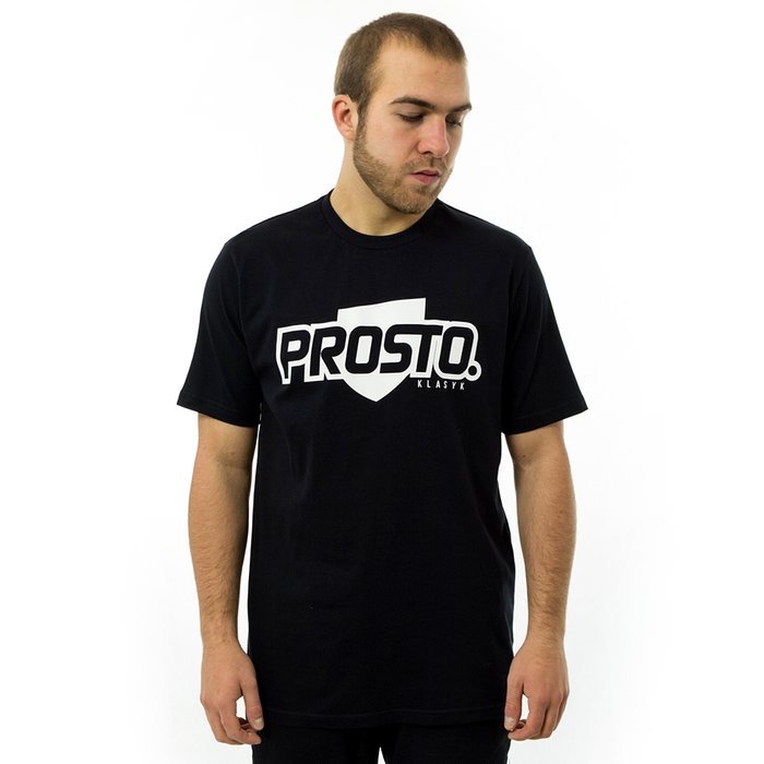Koszulka męska Prosto Klasyk t-shirt Merg black