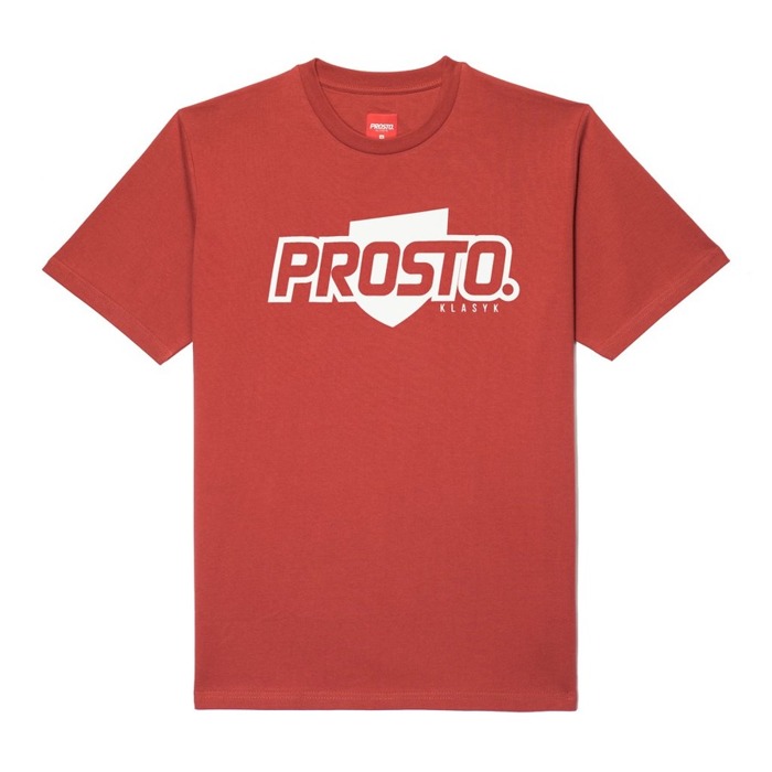 Koszulka męska Prosto Klasyk t-shirt Merg maroon