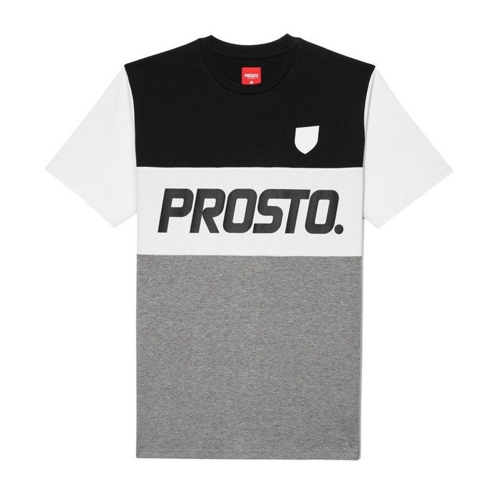 Koszulka męska Prosto Klasyk t-shirt Reyal black / grey / white