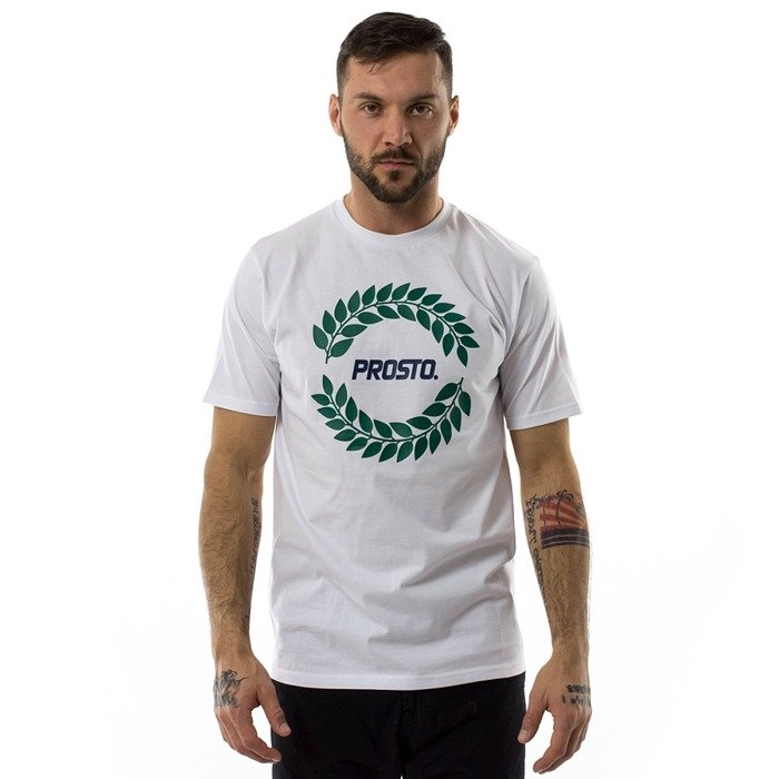Koszulka męska Prosto Klasyk t-shirt Roma white