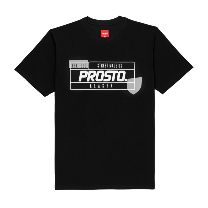 Koszulka męska Prosto Klasyk t-shirt Rul black