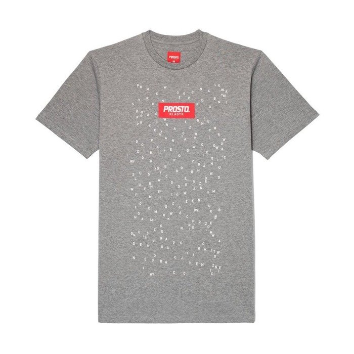 Koszulka męska Prosto Klasyk t-shirt Wash grey