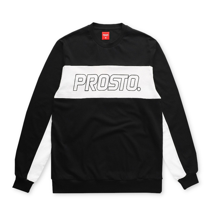 Koszulka męska z długim rękawem Prosto Klasyk longsleeve Exit black