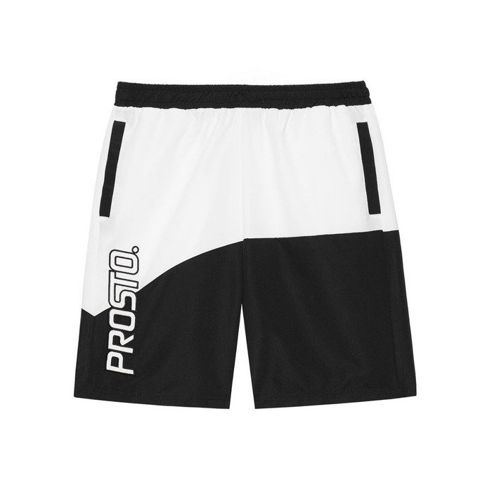 Krótkie spodnie Prosto Klasyk boardshorts Playa black / white