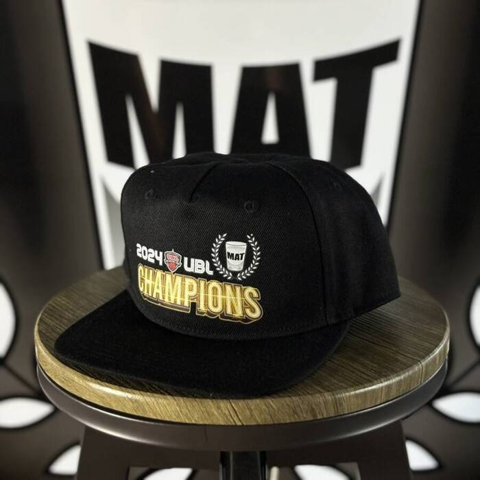 MAT Wear czapka z daszkiem Snapback UBL Champions 2024 black