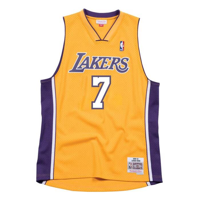 Mitchell and Ness koszulka koszykarska Jersey 2.0 HWC Los Angeles Lakers Lamar Odom 2009-10 yellow