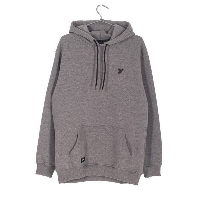 Nervous bluza męska z kapturem Hoodie Icon light grey heather