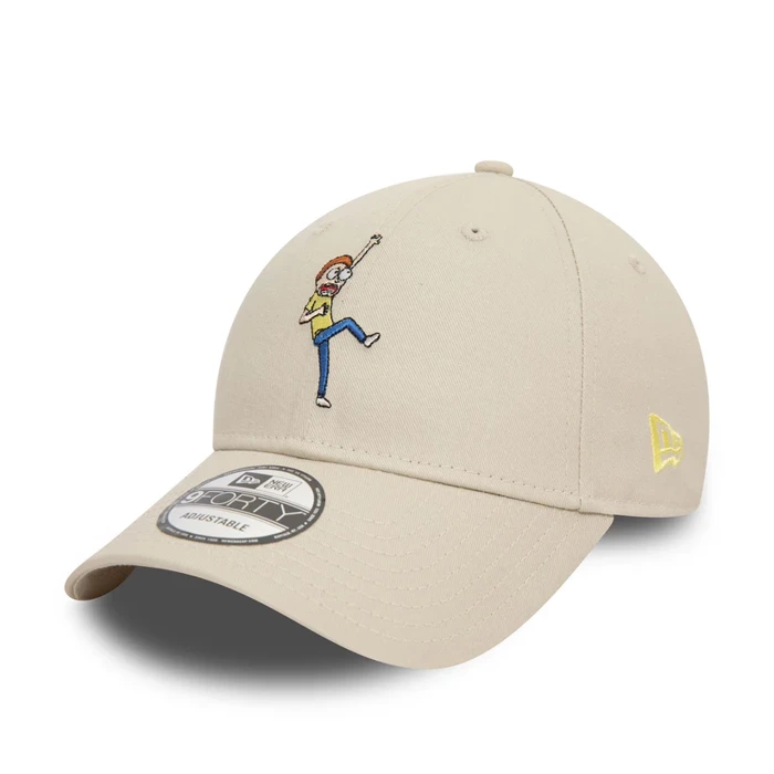 New Era czapka z daszkiem 9FORTY Strapback Rick&Morty - Morty light beige