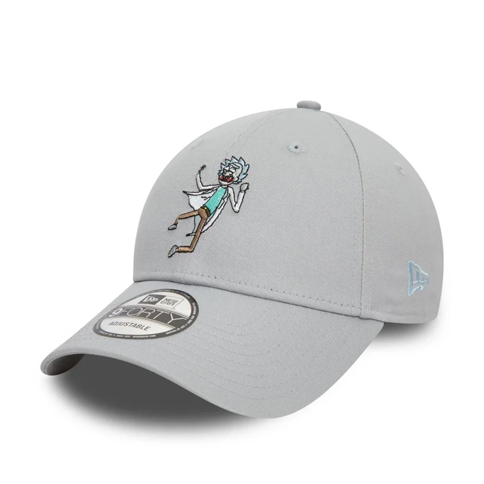 New Era czapka z daszkiem 9FORTY Strapback Rick&Morty - Rick ygrey