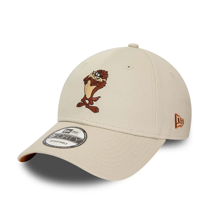 New Era czapka z daszkiem 9FORTY Strapback Warner Brothers Looney Tunes Taz cream