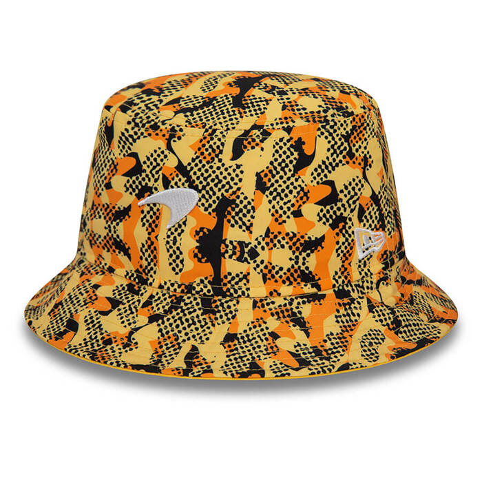 New Era kapelusz Camo McLaren Racing Bucket Hat yellow