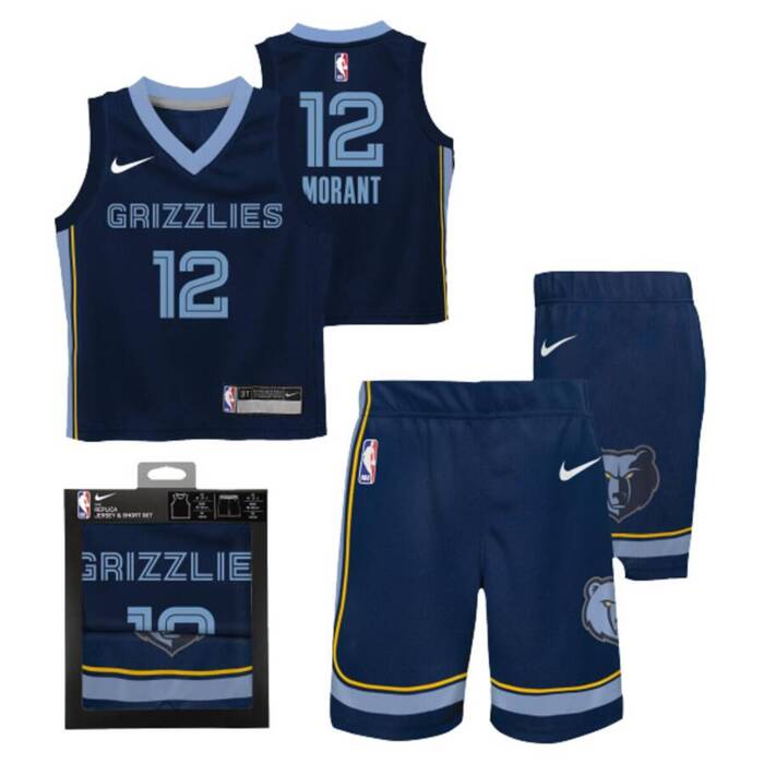 Nike zestaw dziecięcy NBA Replica Icon Jersey Box Set Memphis Grizzlies Ja Morant navy (EZ2B3BC9M-GRIJM)