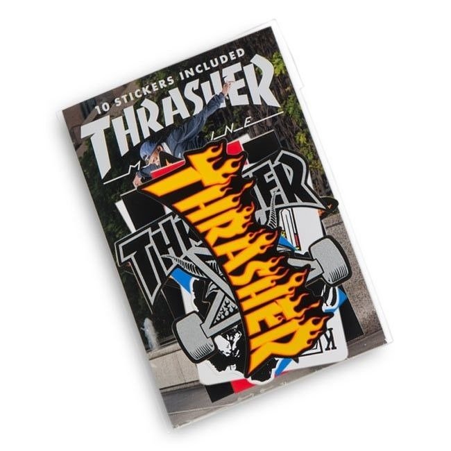 Pakiet naklejek Thrasher Sticker Pack (10szt.)