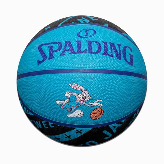 Piłka do koszykówki Spalding Space Jam ball Space Jam 2 Bugs Bunny black / teal size.7