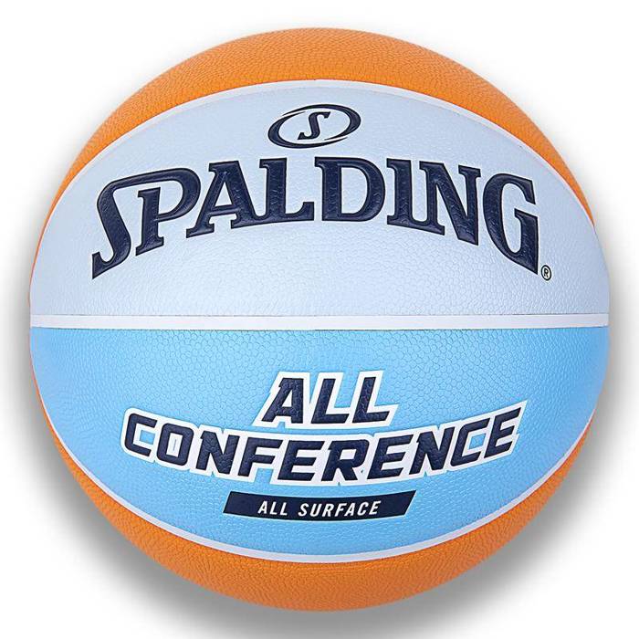 Piłka do koszykówki Spalding ball All Conference light blue / orange