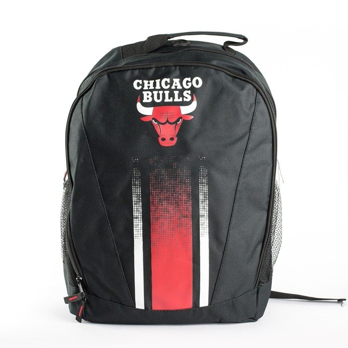 Plecak Forever Collectibles Backpack Stripe Primetime Chicago Bulls black / red