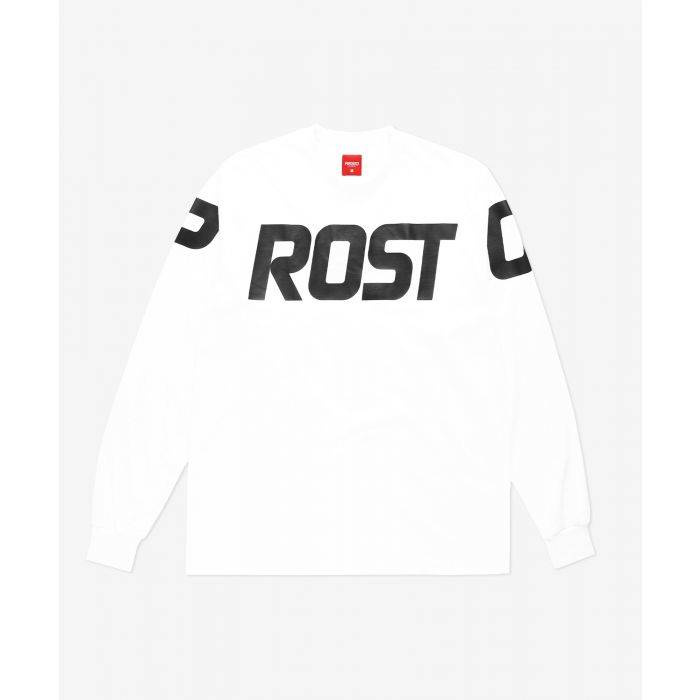 Prosto Klasyk Koszulka męska z długim rękawem  longsleeve Bigon white