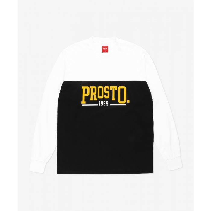 Prosto Klasyk Koszulka męska z długim rękawem  longsleeve Onenine SS23 white