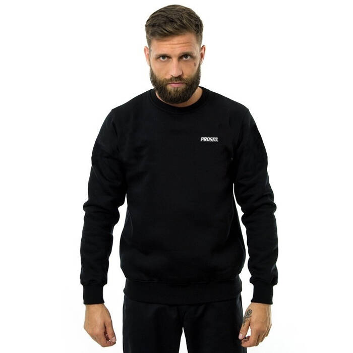 Prosto Klasyk bluza męska Crewneck Base black