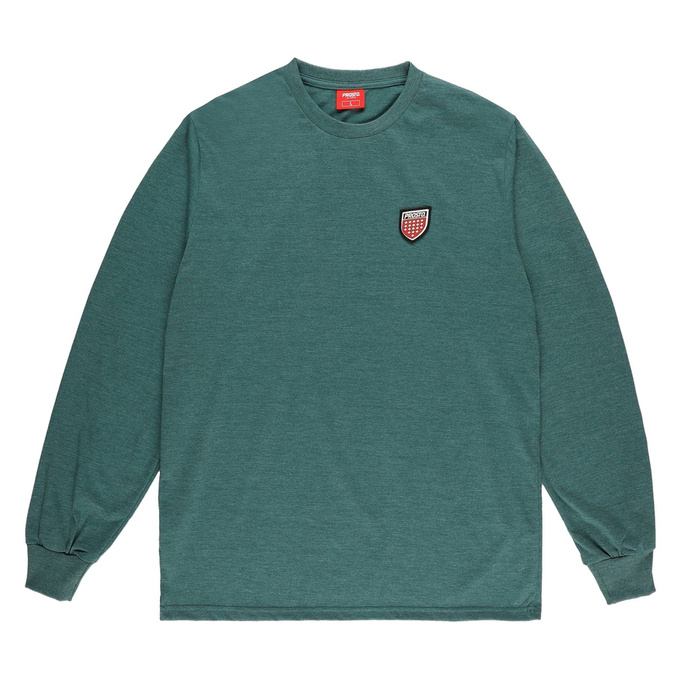 Prosto Klasyk koszulka męska z długim rękawem Longsleeve Triz green