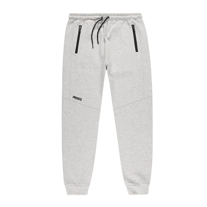 Prosto Klasyk spodnie dresowe męskie Tech Pants log grey