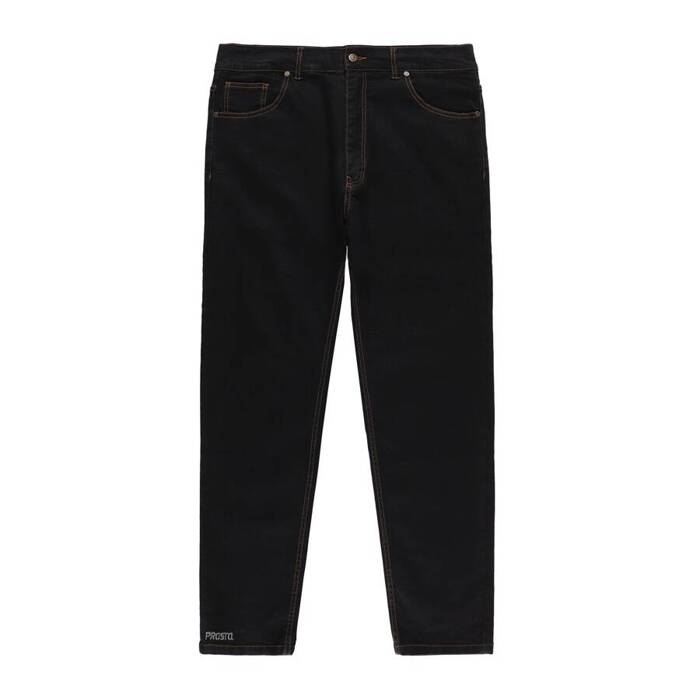 Prosto Klasyk spodnie jeansowe męskie Tapered Fit Gotik black