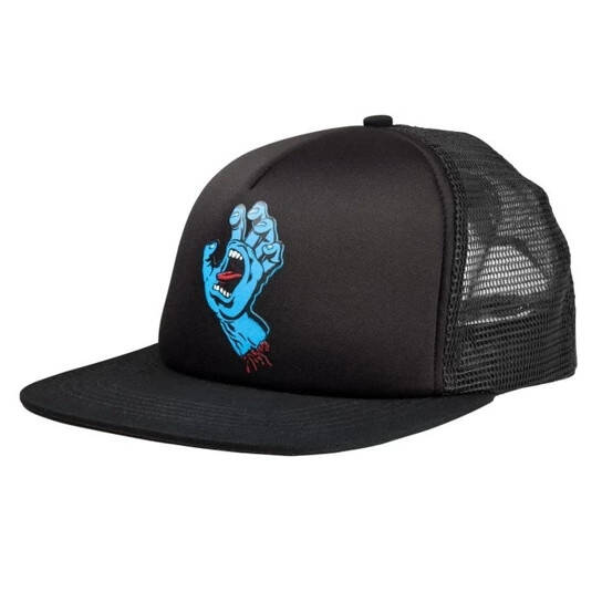 Santa Cruz Skateboards czapka z daszkiem Trucker Snapback Classic Hand Mesh Back black