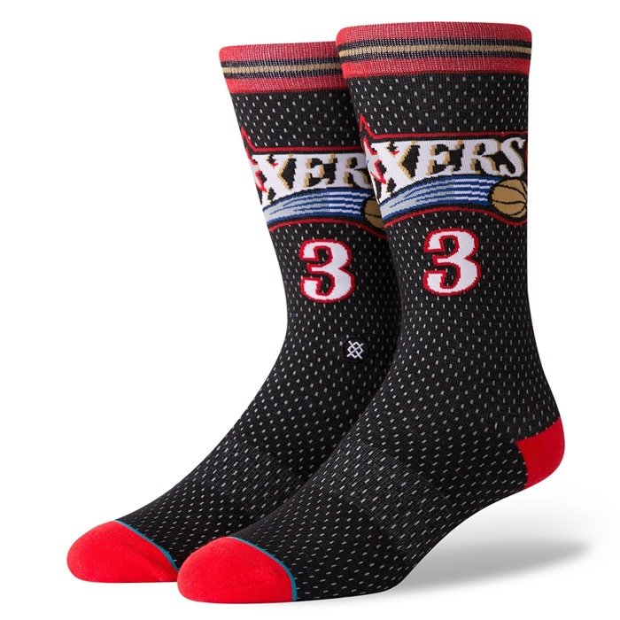 Skarpety Stance socks NBA Arena Philadelphia 76ers Jersey black