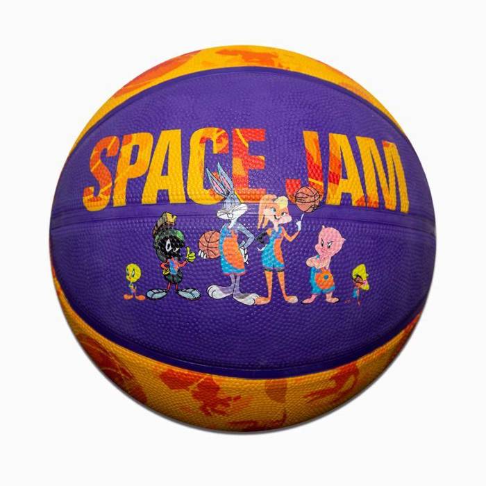 Spalding piłka do koszykówki Space Jam TuneSquad purple / yellow size.7