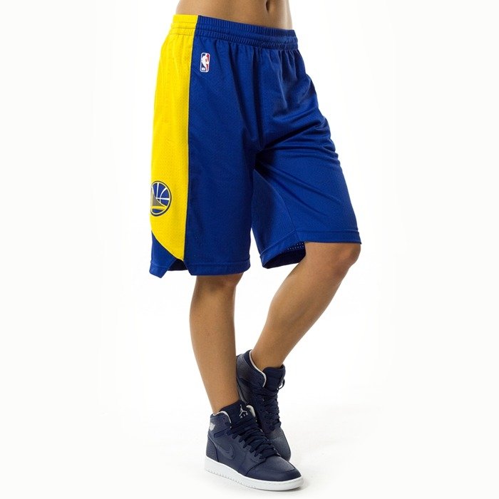 Spodenki damskie Nike shorts Golden State Warriors yellow (EZ2B7BAST-WAR)