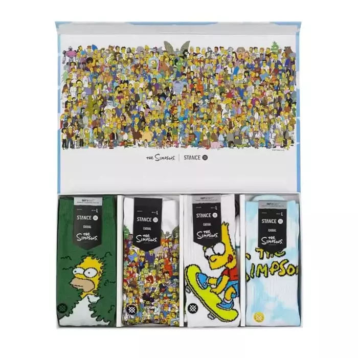 Stance zestaw skarpet unisex Th Simpsons Set box multicolor