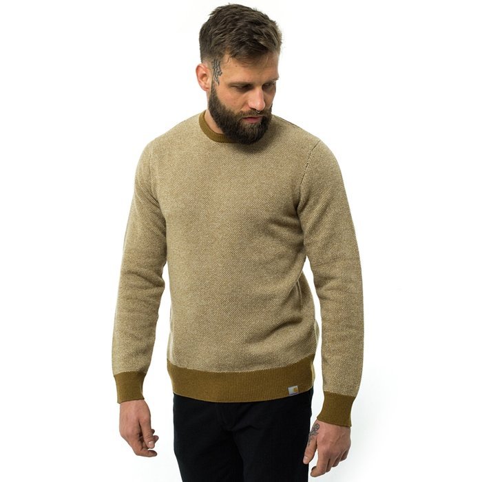 Sweter męski Carhartt WIP Spooner Sweater hamilton brown / wax