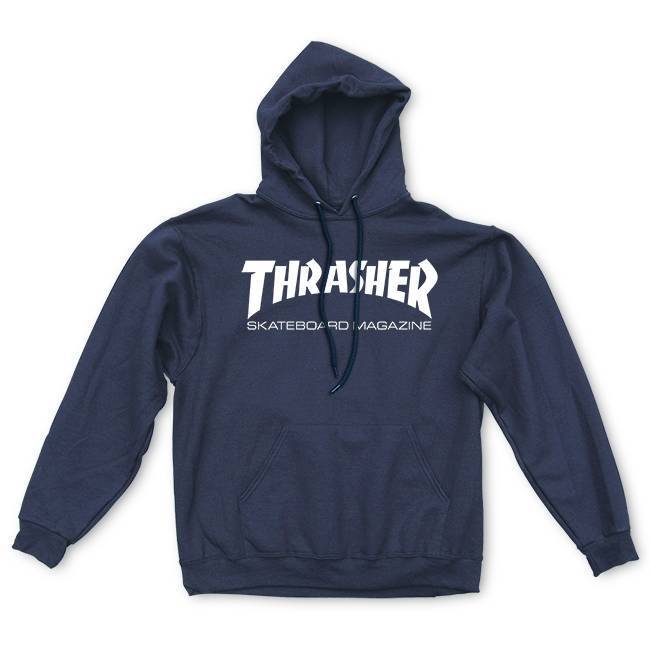Thrasher Magazine Bluza męska z kapturem hoodie Skatebord Magazine navy