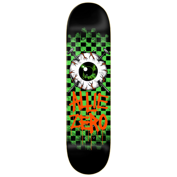 Zero Skateboards blat do deskorolki Deck Allie Eyeball green-orange 8.25" x 31.9"