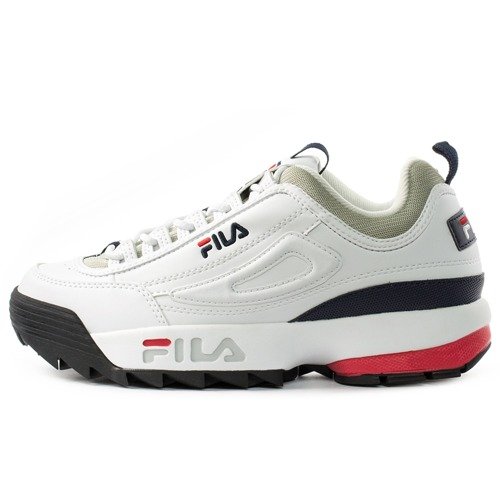 fila disruptor cb low white limelight